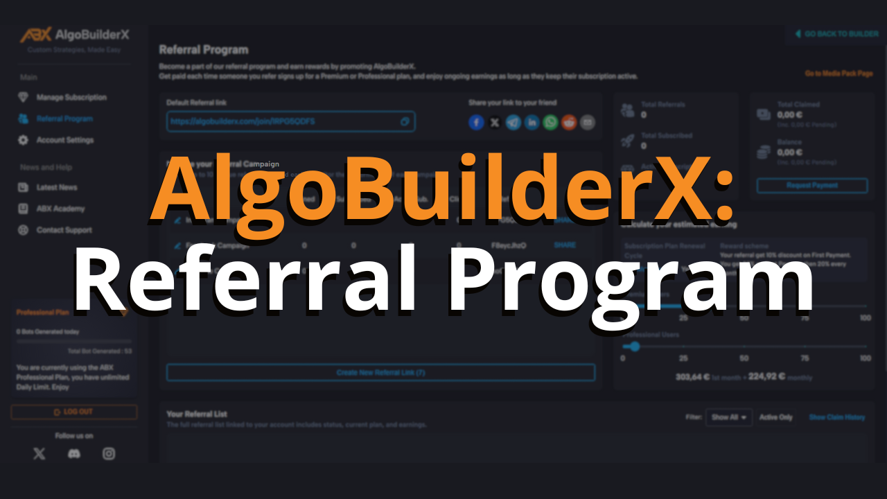 Launch of AlgoBuilderX’s Referral Program: Start Earning Now!